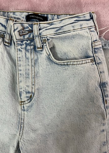 flare jean buz mavisi - Görsel 4