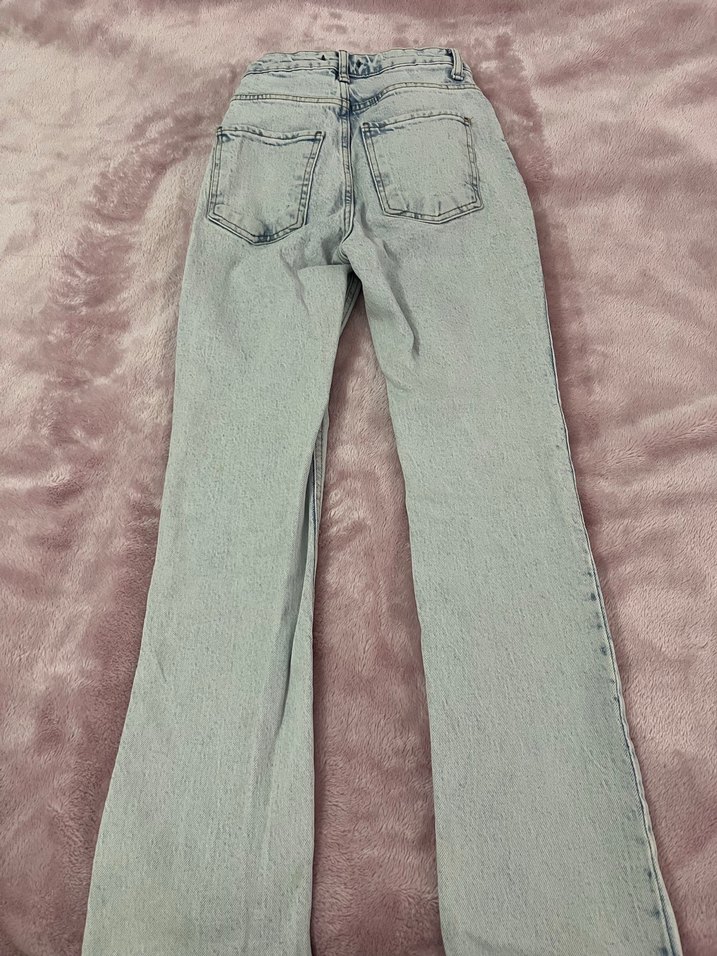 flare jean buz mavisi - Görsel 2