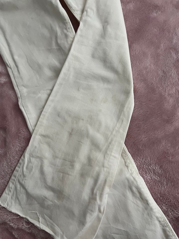 beyaz flare jean - Görsel 4