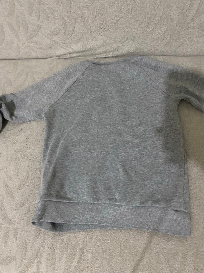 Kız Çocuk Gri Baskılı Uzun Kollu Sweatshirt - Görsel 2