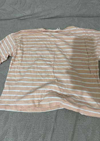 Bej Çizgili Kız Kazak - Görsel 2