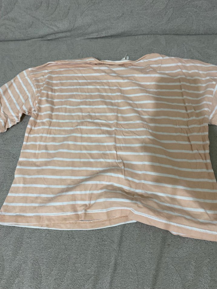 Bej Çizgili Kız Kazak - Görsel 2