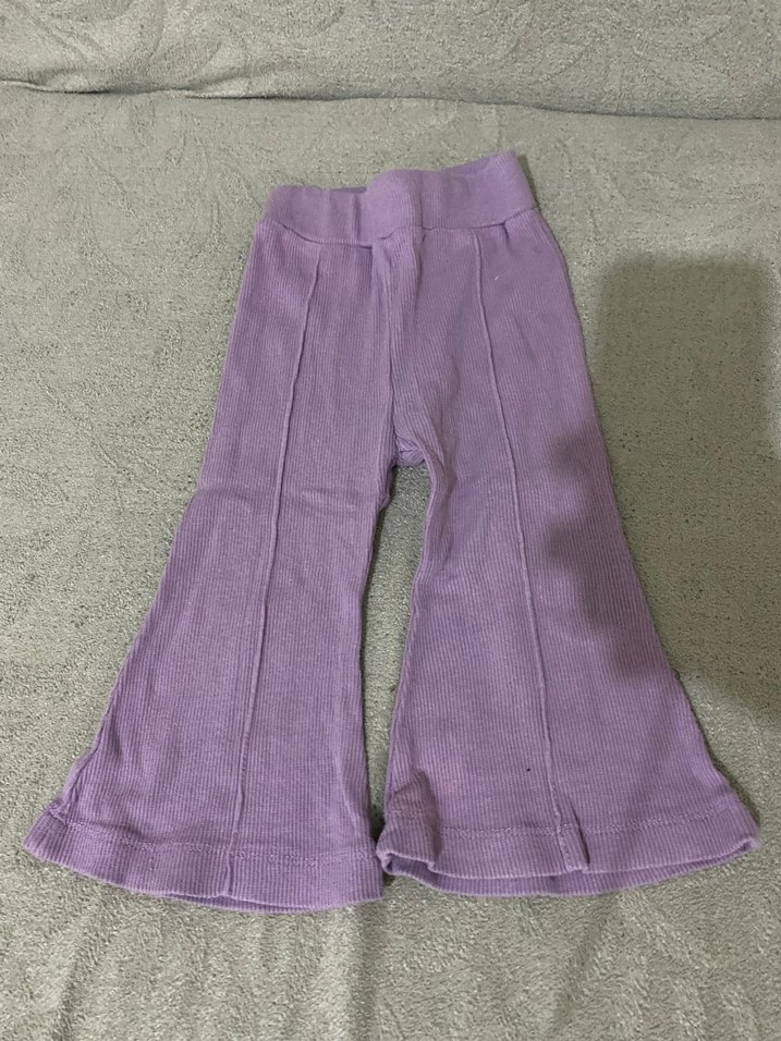 Mor Örgü Kız Çocuk Rahat Kesim Eşofman - Görsel 2