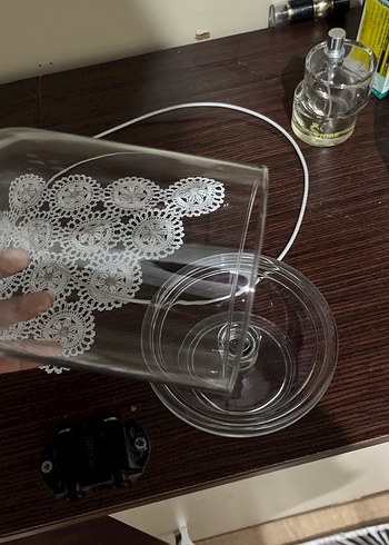 Şeffaf Cam Kapaklı Servis Standı - Görsel 2