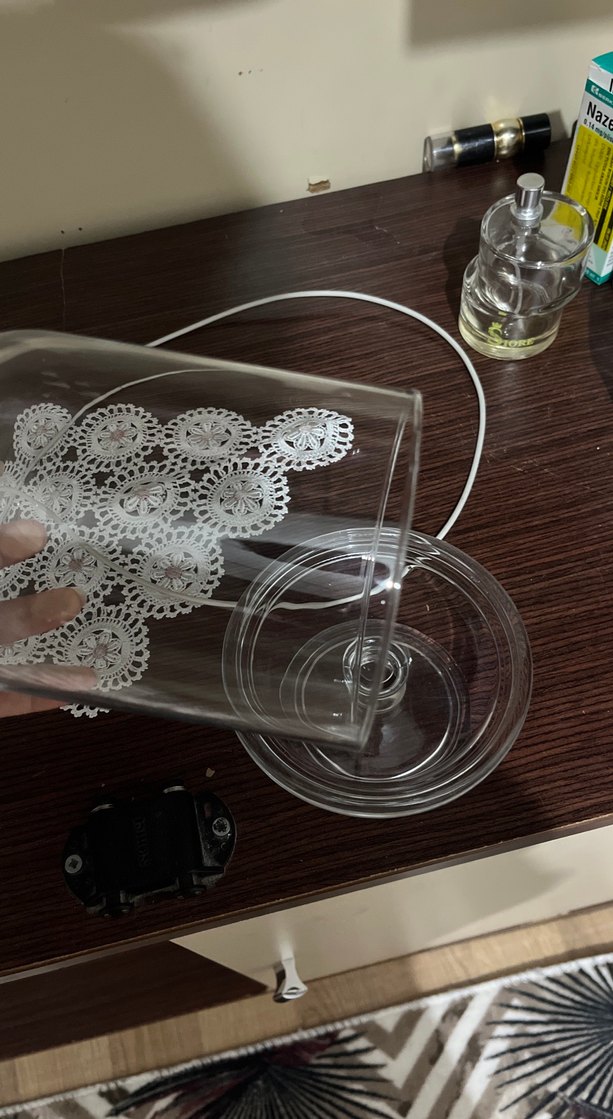 Şeffaf Cam Kapaklı Servis Standı - Görsel 2