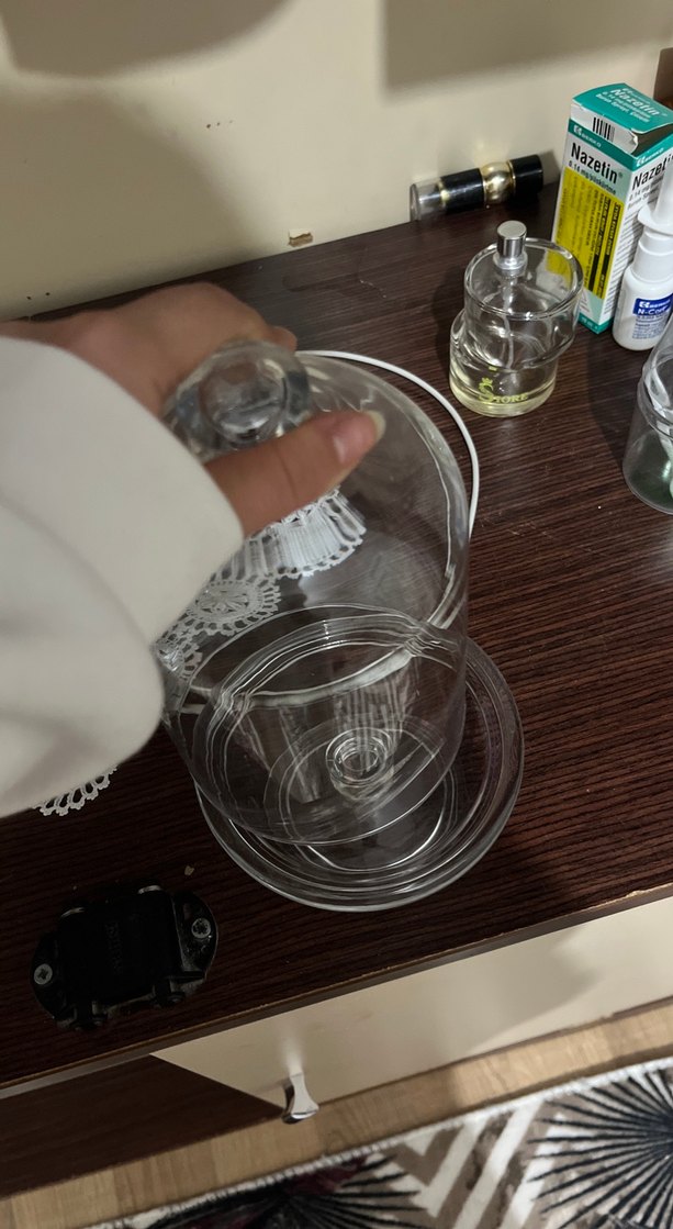 Şeffaf Cam Kapaklı Servis Standı - Görsel 3