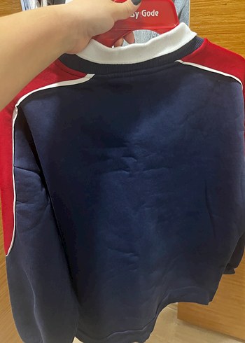 Kadın Lacivert Nakışlı Sweatshirt - Görsel 3