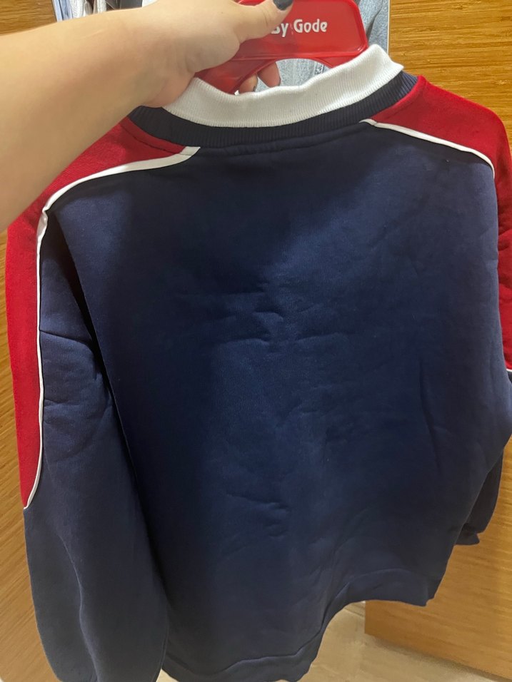 Kadın Lacivert Nakışlı Sweatshirt - Görsel 3