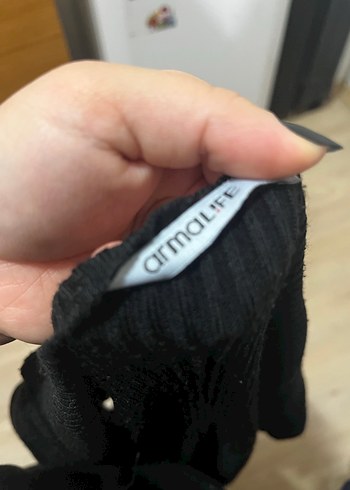 V Yaka Uzun Siyah Kadın Elbise - Görsel 2