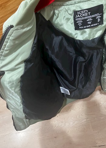 Gri Fermuarlı Kadın mont - Görsel 6