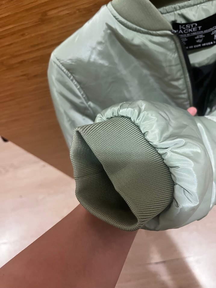 Gri Fermuarlı Kadın mont - Görsel 4