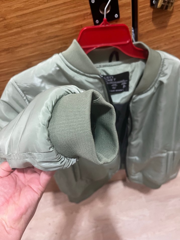 Gri Fermuarlı Kadın mont - Görsel 3