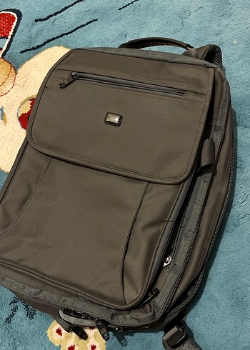ÇÇS Sehir Stiline Uygun Koyu Haki Sirt Cantasi Laptop