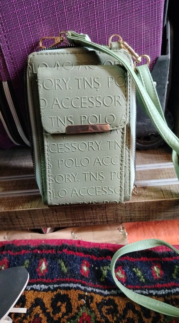 Kadın Khaki Deri Çapraz Askılı Çanta - Görsel 2