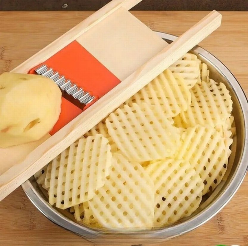 Turuncu Dilimleyici ile Dalgalı Patates Dilimleyici - Görsel 2