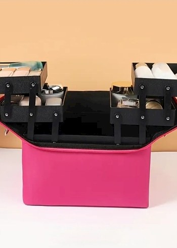 Profesyonel Bohem Tarzı Kadın Makyaj Çantası - Görsel 2