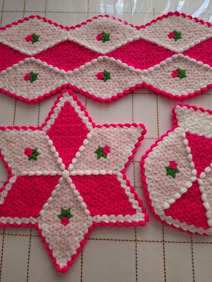 Renkli Pembe Banyo lif takımı - Görsel 3