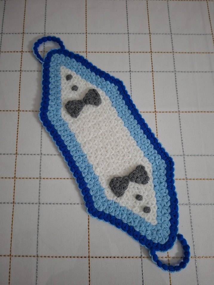 Mavi ve Gri damat lif seti - Görsel 4