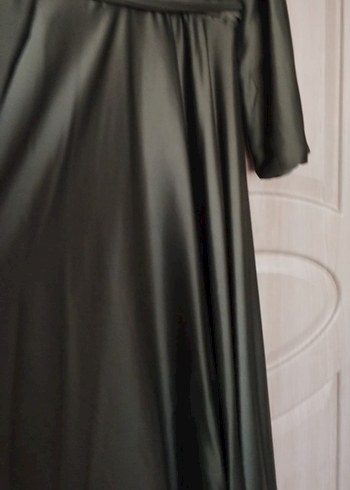 Uzun Kollu Siyah Pilili Abiye Elbise - Görsel 4