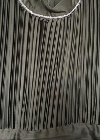 Uzun Kollu Siyah Pilili Abiye Elbise - Görsel 5