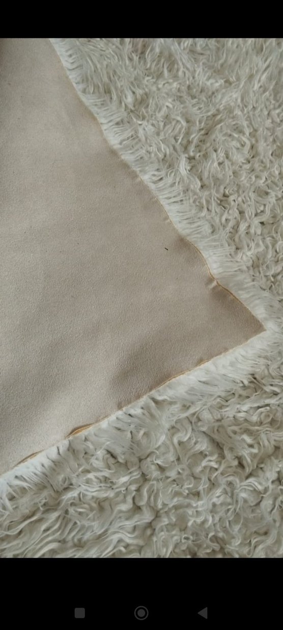 Bohem beyaz Peluş Halı - Görsel 3