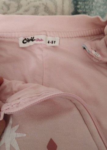 Pembe Desenli Örgü Bebek Kız Tulum - Görsel 2