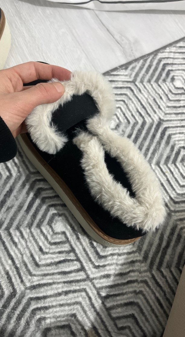 Tüylü Detaylı Kadın Beyaz Platform Bot - Görsel 4