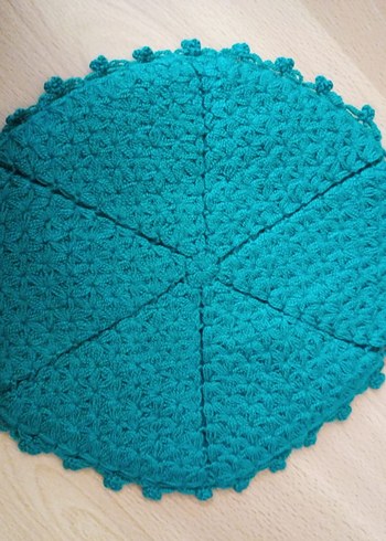 Renkli Nakışlı Örgü Fırın Eldiveni - Görsel 3