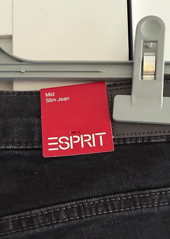 Kadın Siyah Baskılı Denim Pantolon - Görsel 3