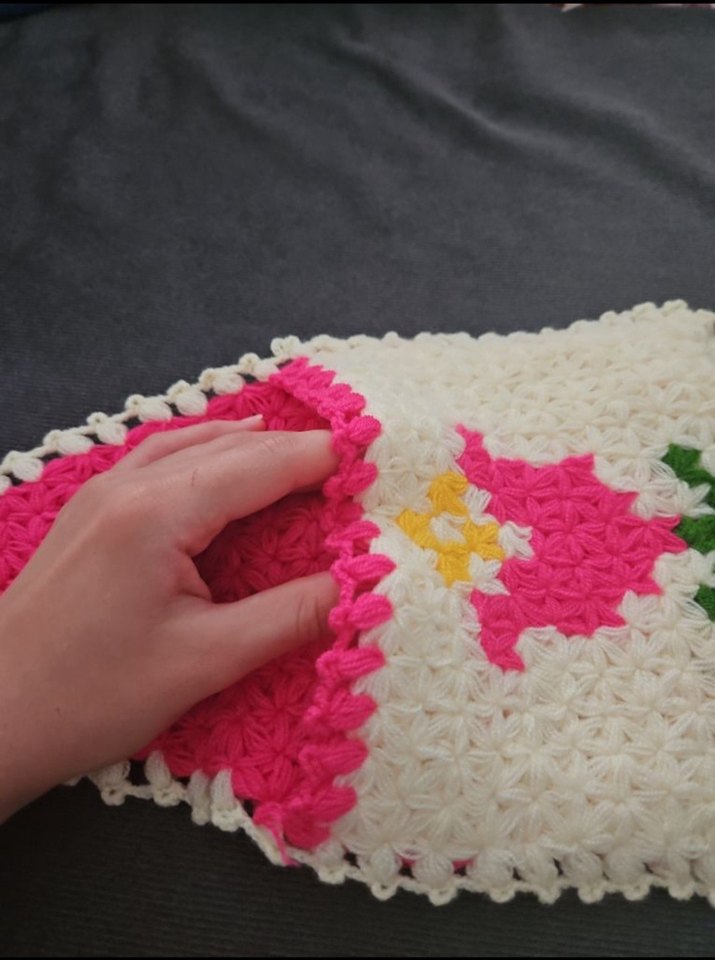 Pembe Çiçek Desenli Banyo organizatörü - Görsel 2