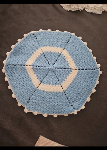 Mavi Örgü Banyo Süngeri - Görsel 5