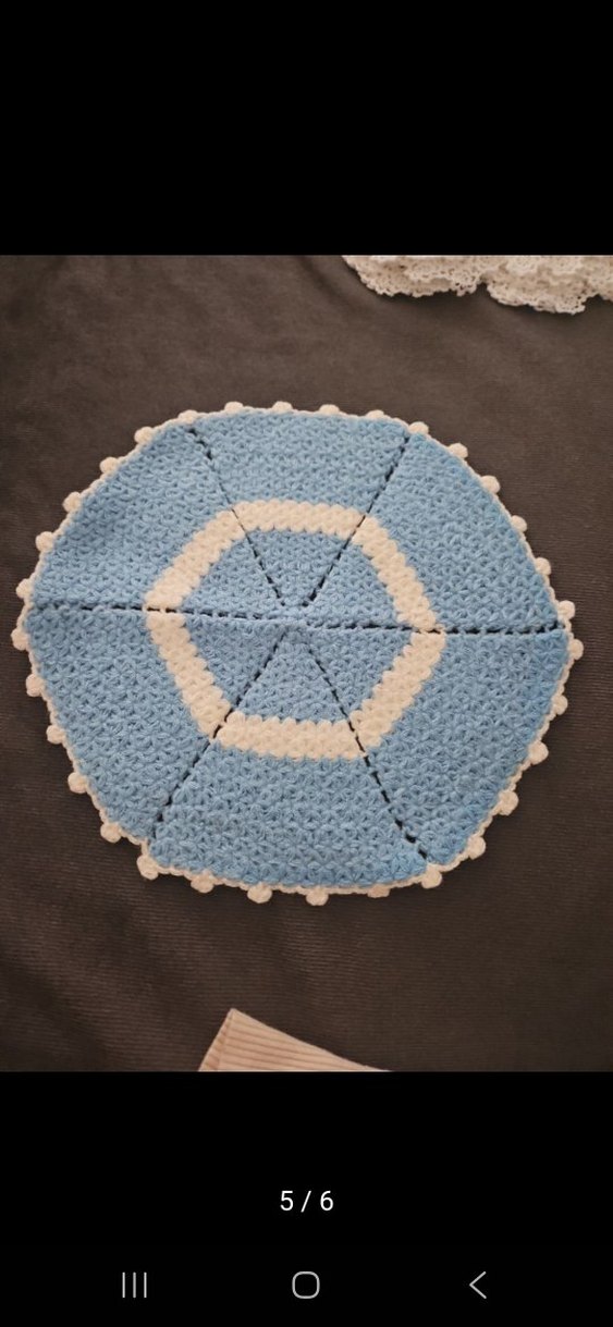 Mavi Örgü Banyo Süngeri - Görsel 5