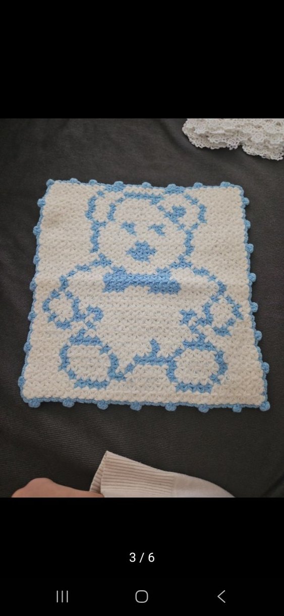 Mavi Örgü Banyo Süngeri - Görsel 2