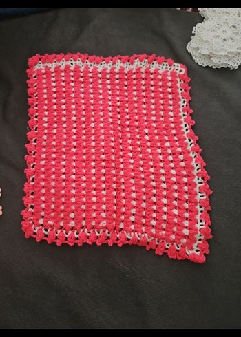 Pembe Renkli Örgü Banyo Süngeri - Görsel 8