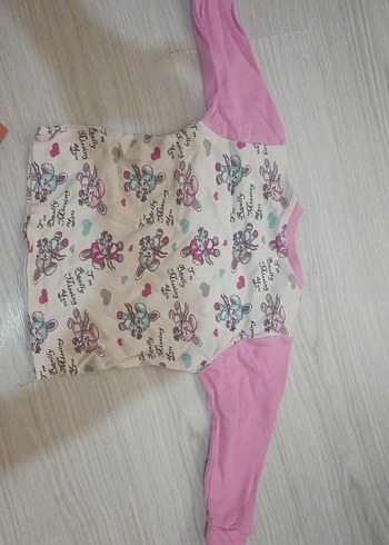 Kız Çocuk Uzun Kollu Baskılı Tişört - Görsel 3