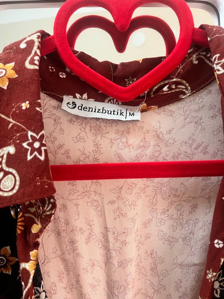 Çok Renkli Bohem Uzun Elbise - Görsel 2