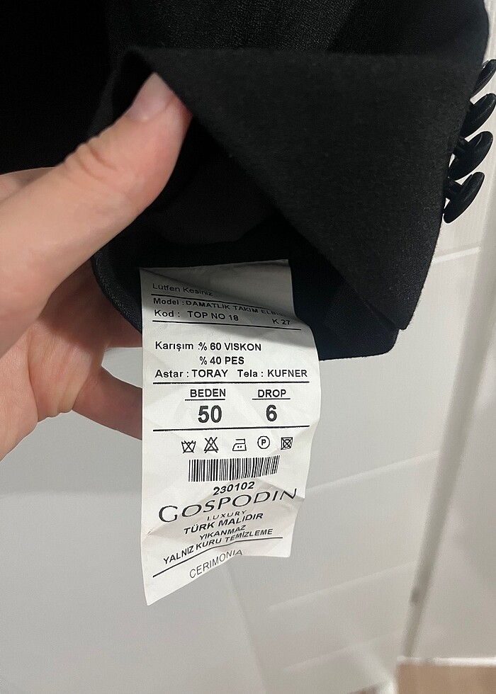 Gospodin damatlık - Görsel 3