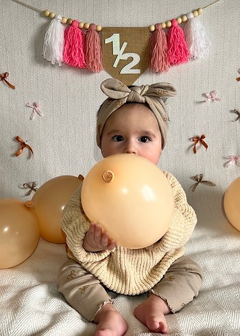 Pastel Renkli Yarım Yaş Püskül Süsleme - Görsel 2