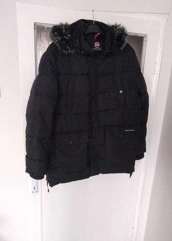 Gri Puff Detaylı Erkek Mont Canada Goose M/L uyumludur. - Görsel 2