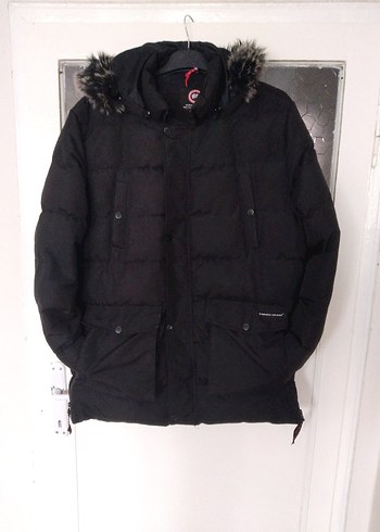 Gri Puff Detaylı Erkek Mont Canada Goose M/L uyumludur. - Görsel 6