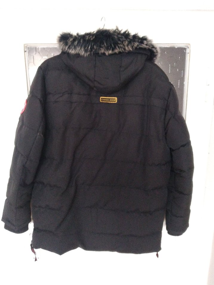Gri Puff Detaylı Erkek Mont Canada Goose M/L uyumludur. - Görsel 3