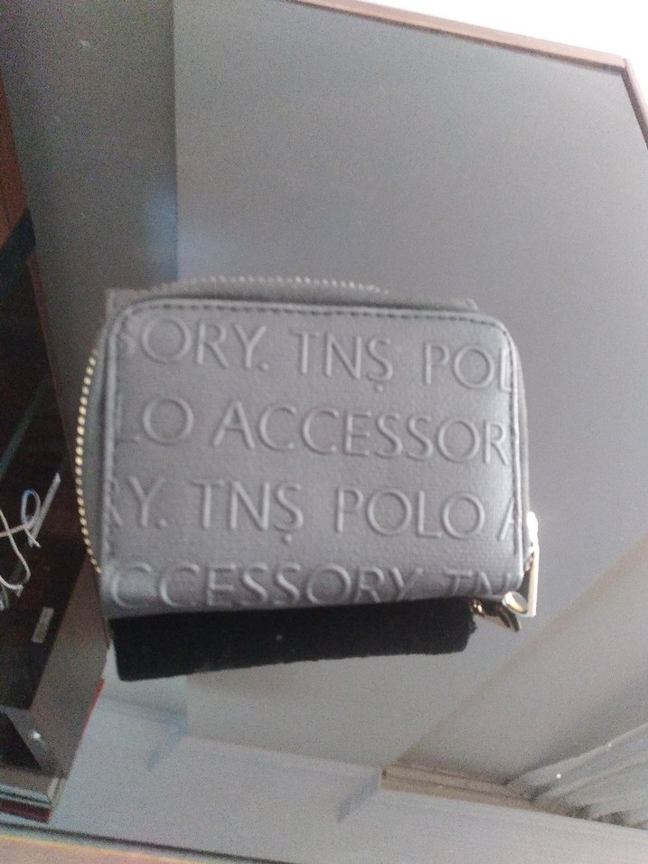 Deri Fermuarlı Siyah Kadın Cüzdanı - Görsel 2