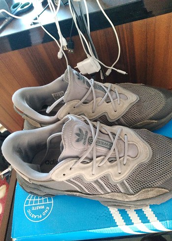 Gri Erkek Spor Ayakkabı Adidas Ozwego - Görsel 3