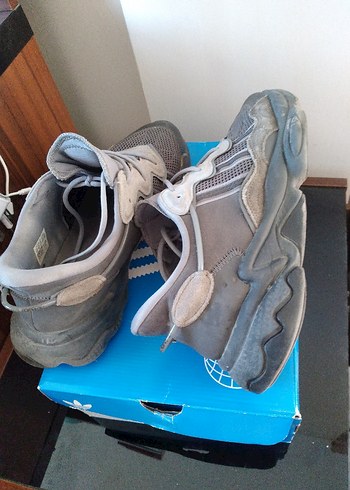 Gri Erkek Spor Ayakkabı Adidas Ozwego - Görsel 4