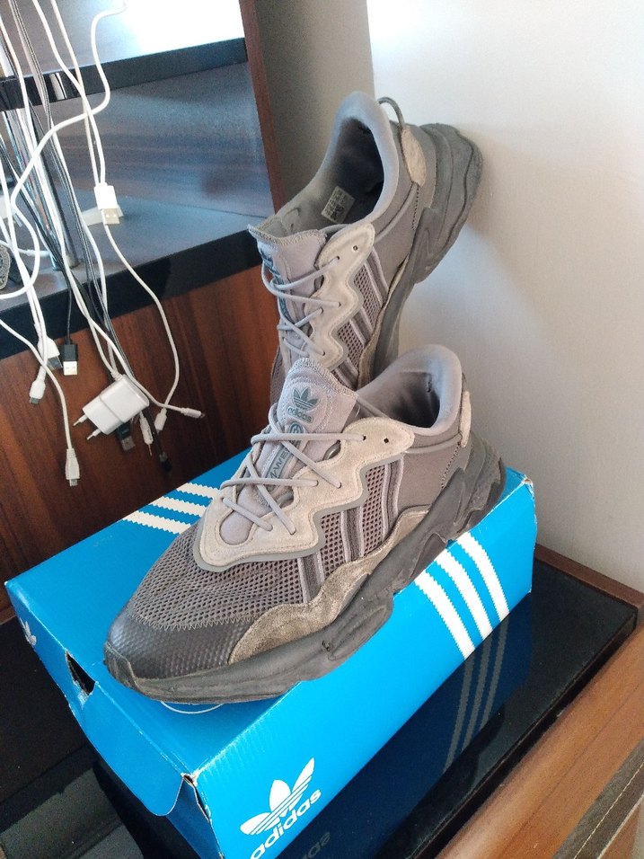 Gri Erkek Spor Ayakkabı Adidas Ozwego - Görsel 2