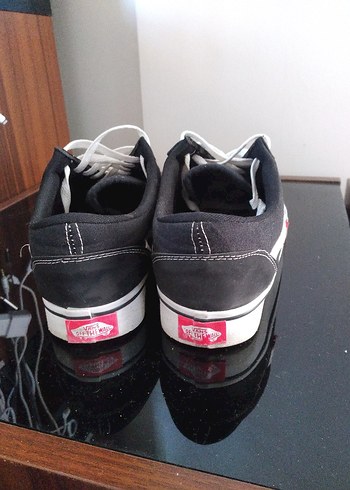 Siyah Beyaz Erkek Günlük Spor Ayakkabı Vans - Görsel 2