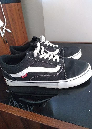 Siyah Beyaz Erkek Günlük Spor Ayakkabı Vans - Görsel 3