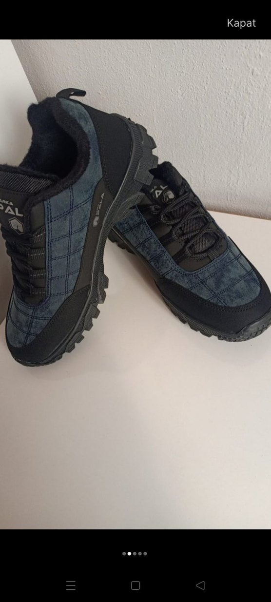 Erkek Koyu Mavi Yılan Desenli Outdoor Spor Ayakkabı - Görsel 2