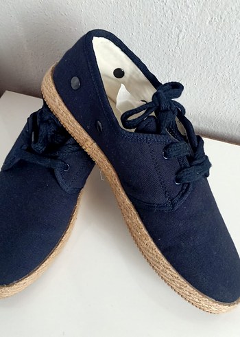 Düğmeli Lacivert Erkek Espadril - Görsel 3