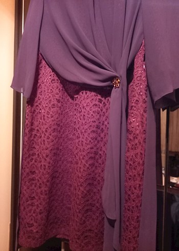 Çiçek Desenli sifir abiye elbise - Görsel 16